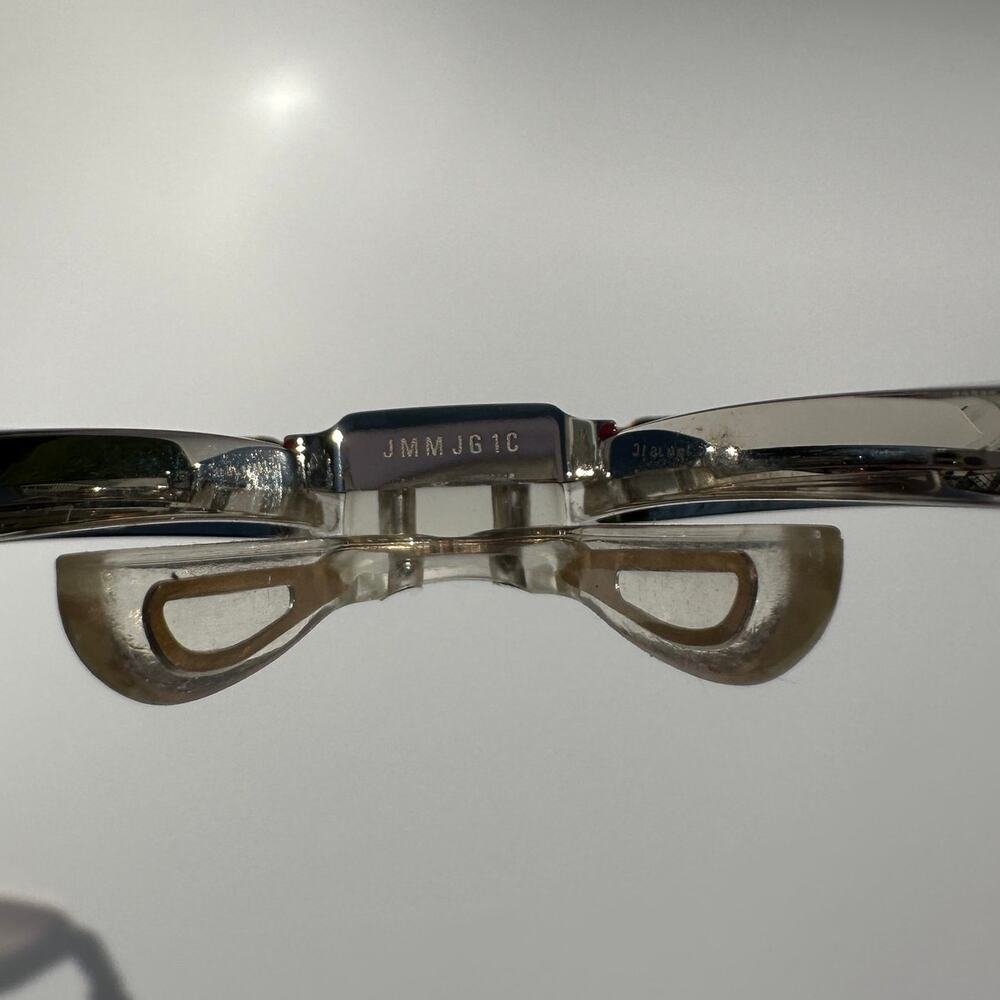 Jacques Marie Mage Jagger Empire Aviator Sunglasses Titanium x/350 Burgundy - Picture 8 of 16